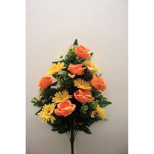 Orquídea Gerbera Frontal X18 60CM OR - Product Image 1