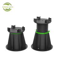 Socle en plastique réglable XINDAI pour terrasse en WPC, usage industriel extérieur