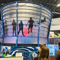 Manège Extrême à 24 Places Effervescence et Excitation, Zéro Gravité, en Acier et Fibre de Verre, pour Utilisation Extérieure/Intérieure dans les Écoles et Centres Commerciaux