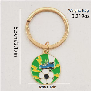 Hot Sale Zinc Alloy <b>Soccer</b> Keychains for Sports Souvenirs Fashion Trend Football <b>Shoes</b> <b>Soccer</b> Ball for Keychain - Product Image 2