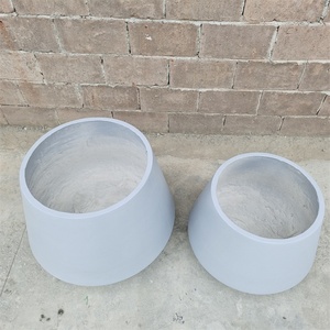 Vente en gros de grands bacs à plantes rectangulaires en fibre d'argile pour l'extérieur, grands pots à fleurs carrés avec des produits de jardinage à domicile - Product Image 3