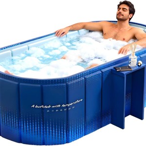 Nouvelle <span class=keywords><strong>baignoire</strong></span> pliable portable pour adultes, sans installation requise, isolation pour eau froide et chaude, <span class=keywords><strong>baignoire</strong></span> de salle de bain à domicile - Product Image 4