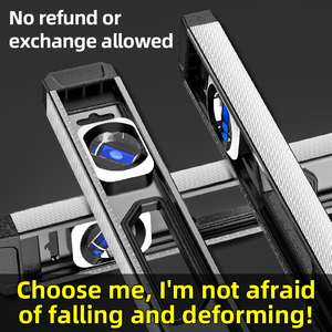 Niveau magnétique en alliage d'aluminium de qualité industrielle Nouveau niveau à bulle promotionnel pour la construction de bâtiments - Product Image 2