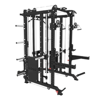 Equipo de Gimnasio Comercial, Máquina Multifuncional Smith, Cable Crossover, Soporte para Sentadillas, OEM, ODM