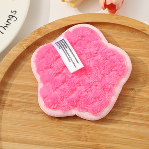 Longue fibre réutilisable <span class=keywords><strong>démaquillant</strong></span> éponge nettoyage du visage <span class=keywords><strong>microfibre</strong></span> <span class=keywords><strong>démaquillant</strong></span> tampons pour le lavage du visage - Product Image 3