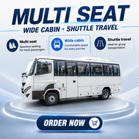 Mini-bus 8m Modèle 2026, 36 places, automatique, conduite à droite, diesel, navette de passagers