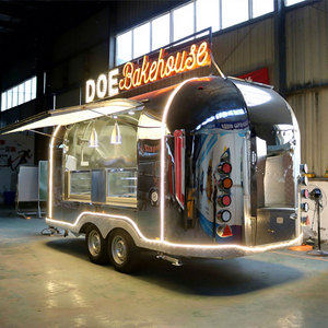 Remorque alimentaire CAMP 5m, camion-restaurant entièrement équipé, chariot à café et à nourriture, bar extérieur - Product Image 1