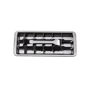 Bac à glaçons en acier inoxydable 304 avec couvercle moule à 12 grilles outils de bar de cuisine à domicile moule à cube en treillis de glace vente en gros
