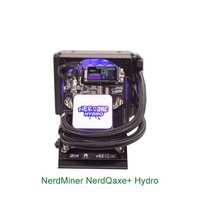 NerdMiner NerdQaxe++ Hydro 4.8Th/s 75W Machine de minage Bitcoin Solo Miner Crypto BTC Mining Nerdqaxe 601 701 Machine de minage BTC