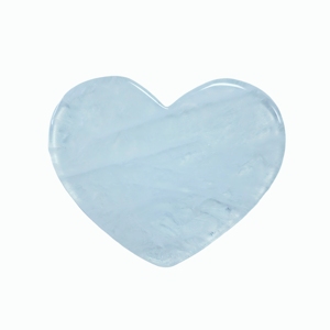 หินกัวซาหยกขาวรูปหัวใจคุณภาพสูงสำหรับนวดหน้า - Product Image 1