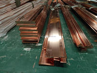 Barre de cuivre à prix d'usine 1kg 10mm, barre plate ronde en cuivre, lingot de cuivre 99,9% pur, bandes de cuivre avec service de découpe à vendre