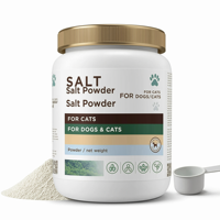 Poudre de sel haute performance pour chiens, pour l'équilibre électrolytique et l'hydratation pendant les activités sportives de résistance.