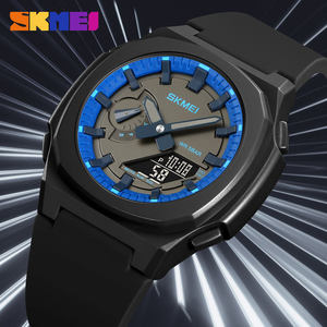 Reloj Digital Masculino SKMEI 2091, Fabricado en China, Correa de Silicona, Doble Pantalla, Cronómetro, Multifunción, Relojes de Verano - Product Image 2