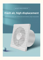 Ventilateur de ventilation domestique 110V 220V, ventilateur d'évacuation pour salle de bain, garage, montage au plafond et au mur, ventilateur d'évacuation pour cuisine, salle de bain