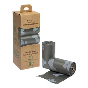 Sacs à déjections canines biodégradables écologiques, parfum lavande, motif imprimé, déchirement facile, logo personnalisé, vente en gros OEM - Product Image 2