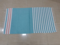 Serviette de hammam RUDRA APPARELS, rayée, tissée, séchage rapide, plage, 100% coton, du Karnataka