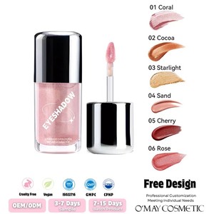 Produits à marque privée très demandés en stock – Fard à paupières liquide multi-usage scintillant, illuminateur et contouring longue tenue - Product Image 1