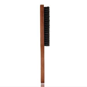 100% Pure Boar Bristle Wood Beard Brush With Handle Men's Shaving <strong>Mustache</strong> Comb <strong>Hairdressing</strong> Teasing Brushes - Product Image 5