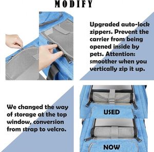 Free sample <b>Carrier</b> for Small Dogs, <b>Cat</b> <b>Carrier</b> <b>Soft</b>, Collapsible Large Pet <b>Carrier</b> for Traveling Indoor and Outdoor Uses - Product Image 5