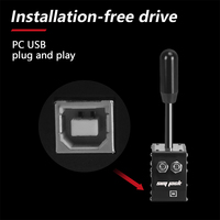 Levier de Vitesses Séquentiel Simulateur de Jeu de Course PC pour Logitech G27 G29 G25 G920, pour Thrustmaster T300RS/GT, pour ETS2 PC