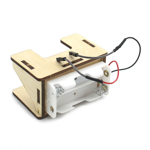 Kit de experimentos científicos para niños, modelo de madera, juguete educativo para niños de 4 a 6 años, funciona con pilas, Control Manual, forma geométrica - Product Image 1