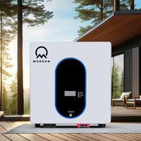Batería Powerwall Lifepo4 para uso doméstico, batería de almacenamiento de 5kWh, conexión de red híbrida certificada con puerto de comunicación MSDS CAN RS485