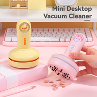Aspirateur IP rechargeable Type-C au design capsule spatiale, avec poignée intégrée en forme d'oreilles de lapin et accessoires interchangeables