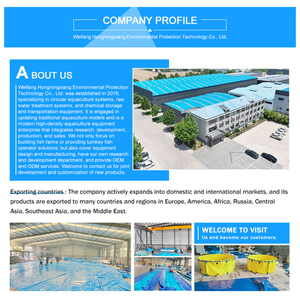 Réservoirs durables en PVC FRP et tôle galvanisée Cage à poissons d'étang à poissons en plastique pour l'élevage de poissons Tilapia Équipement d'aquaculture - Product Image 6