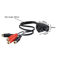 Amplificador Universal de Control de nivel RAC para coche, controlador de ecualizador estéreo de nivel de potencia, perilla para amplificador de Audio de coche, Subwoofer