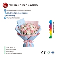 Papier d'emballage floral YZ en gros, scintillant, argenté, imperméable, recyclable, avec revêtement UV, pour bouquets et artisanat de fleuristes