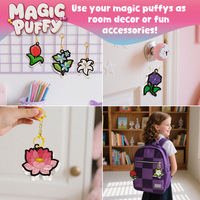 Jouets éducatifs créatifs pour enfants, peinture magique gonflée, texture en mousse 3D, faits à la main, princesse océan, vente chaude