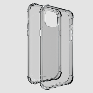 Coque de téléphone transparente en TPU antichoc pour <span class=keywords><strong>iPhone</strong></span> 12 Pro Max <span class=keywords><strong>13</strong></span> 14 15 16 17, protection des coins de 1,5 mm - Product Image 3