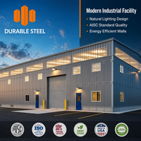 Bâtiment Industriel Préfabriqué Q355B à Profil H Laminé à Chaud, Conception Moderne Certifiée ISO pour Entrepôt Usine Clé en Main EPC