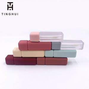 Precio de Fábrica, Tubos de Brillo Labial Cuadrados de 5 ml, Tubos de Brillo Labial Vacíos y Bonitos con Color Mate, Envase de Plástico para Bálsamo Labial - Product Image 3