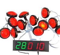 Entraînement de réaction à bouton-poussoir à la vitesse de la lumière Test de défi interactif Réflexe de la lumière