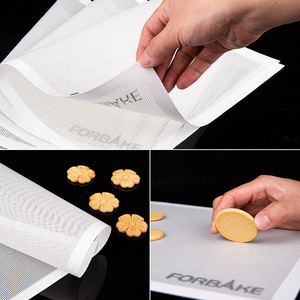 Forbake <b>Silicone</b> Mesh <b>Baking</b> Mat 24x16 Inch Heat Insulation For Cookies Bread <b>Baking</b> Tray Nonstick Oven Safe Dishwasher Safe - Product Image 2