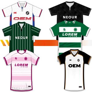 เสื้อเจอร์ซีย์/เสื้อยืดฮิปฮอปทีมชาติ ผลิตตามแบบ OEM ชุดกีฬา เทคนิคการตัดแบบอัตโนมัติ การพิมพ์แบบระเหิดสี โพลีเอสเตอร์ 100% - Product Image 1