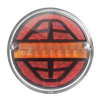 ECE RoHS 5.5 "LED Hamburger Combinaison Feu arrière Rouge Stop Frein Ambre Voyant Feu de Position Arrière 10-30V