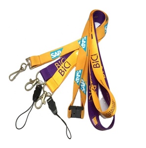 Thương mại cho thấy văn phòng công ty Tên cá nhân dây buộc tùy chỉnh quảng cáo thăng hoa <span class=keywords><strong>Polyester</strong></span> huy hiệu chủ in ấn dây buộc - Product Image 2