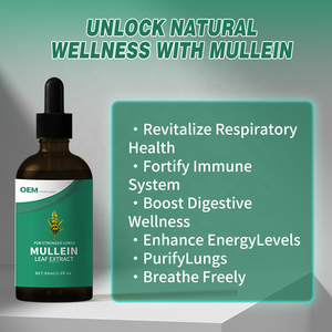 Extracto de Hoja de Gordolobo Orgánico en Gotas, Suplemento Herbal para la Limpieza y Desintoxicación Pulmonar, Venta Caliente - Product Image 2