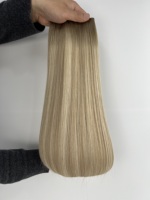 Cabello Humano Virgen 100% Natural al por Mayor, Trama Genius Cortable, con Aspecto de Cabello Cosido a Mano, Invisible, Súper Fino, Micro Trama, Sin Retorno