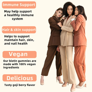 Private Label <b>Biotin</b> <b>Gummies</b> with Methylated Folatelc Vitamin B12 Help Support a Healthy Immune System Natural Herbal Supplement - Product Image 5