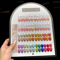 XIANZHIYIN Nouveauté 2026 – Kit de 48 Couleurs de Poudre Mica Magique Effet Miroir, Scintillante et Lumineuse, pour Salons de Manucure (Vente en Gros)