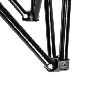 Silla de camping de tela Oxford azul 32x19x31 pulgadas con estructura negra - Product Image 2