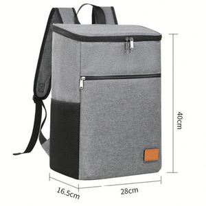 Sac à dos isotherme personnalisable en tissu pour adulte, extra large, imperméable, thermique, souple, pour pique-nique et repas en extérieur - Product Image 6