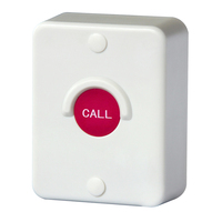 Système de téléavertisseur sans fil Bouton d'appel blanc Système d'appel de service Montre de serveur étanche et incassable pour restaurant et bar