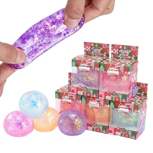 Cross-border New Christmas Gold-<b>dust</b> Ball Malt Candy Squishy Stress-relief Toy Venting Bouncy Halloween Decoration Thermoplastic - Product Image 5