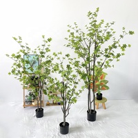 Décoration de café de bureau à domicile de Style nordique 180 cm 6 FT Enkianthus Perulatus plante suspendue cloche arbre