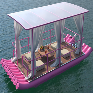 Bateau électrique de loisirs en plein air pour la pêche et le <span class=keywords><strong>surf</strong></span>, avec sièges confortables et auvent, idéal pour les croisières sur le lac et les divertissements aquatiques - Product Image 6