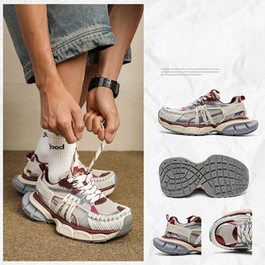 2025 New Autumn Paris Style Men's Dad Shoes Trendy Casual Sporty Light Luxury High-End Chunky Height Increasing <b>Sneakers</b> - Product Image 2